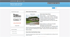 Desktop Screenshot of marinersandsgolfclub.com