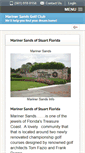 Mobile Screenshot of marinersandsgolfclub.com